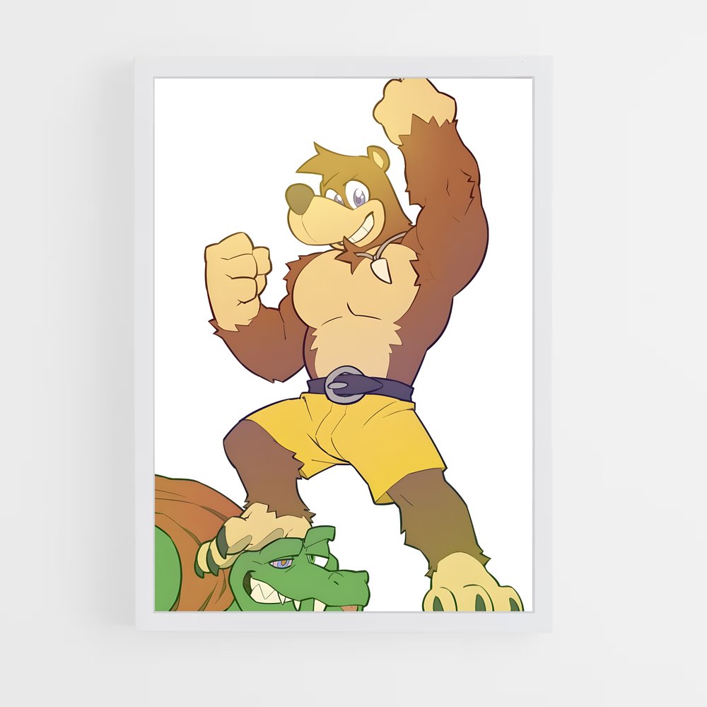 Poster Banjo & Kazooie Adventures – affiche Super Smash Bros (vue 3)